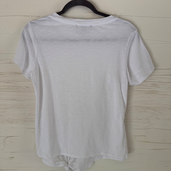 Sanctuary All Day Tie Tee | Size XS | White - Picture 3 of 6